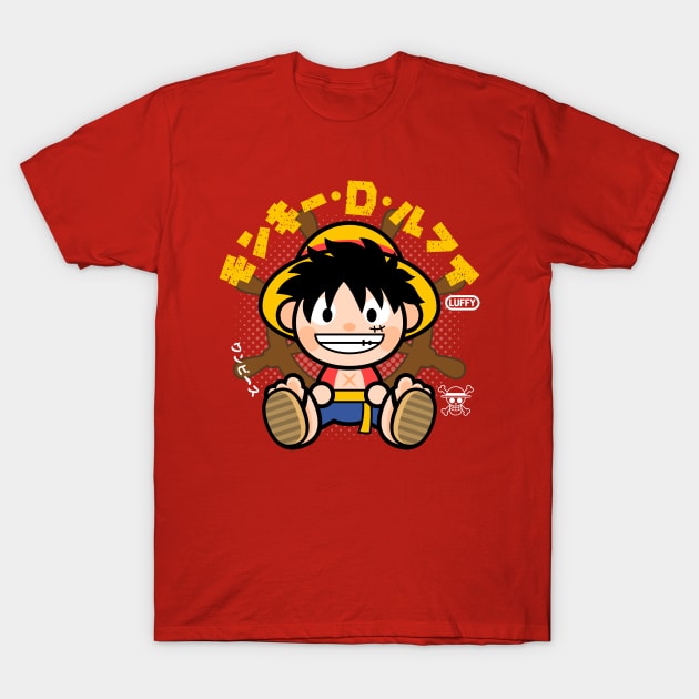 Luffy Chibi T-Shirt by JacsonX